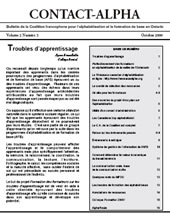 Contact-Alpha - Octobre 2000